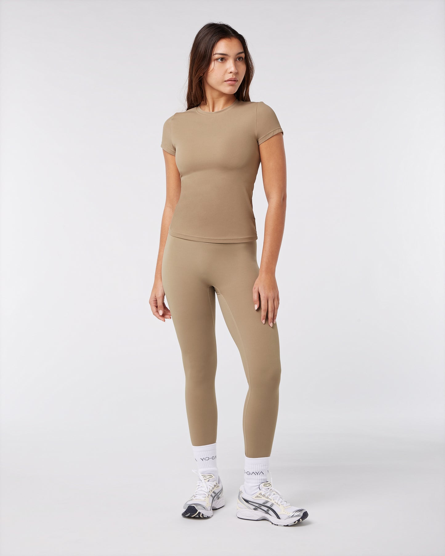 Short Sleeve Top - Sandy Beige