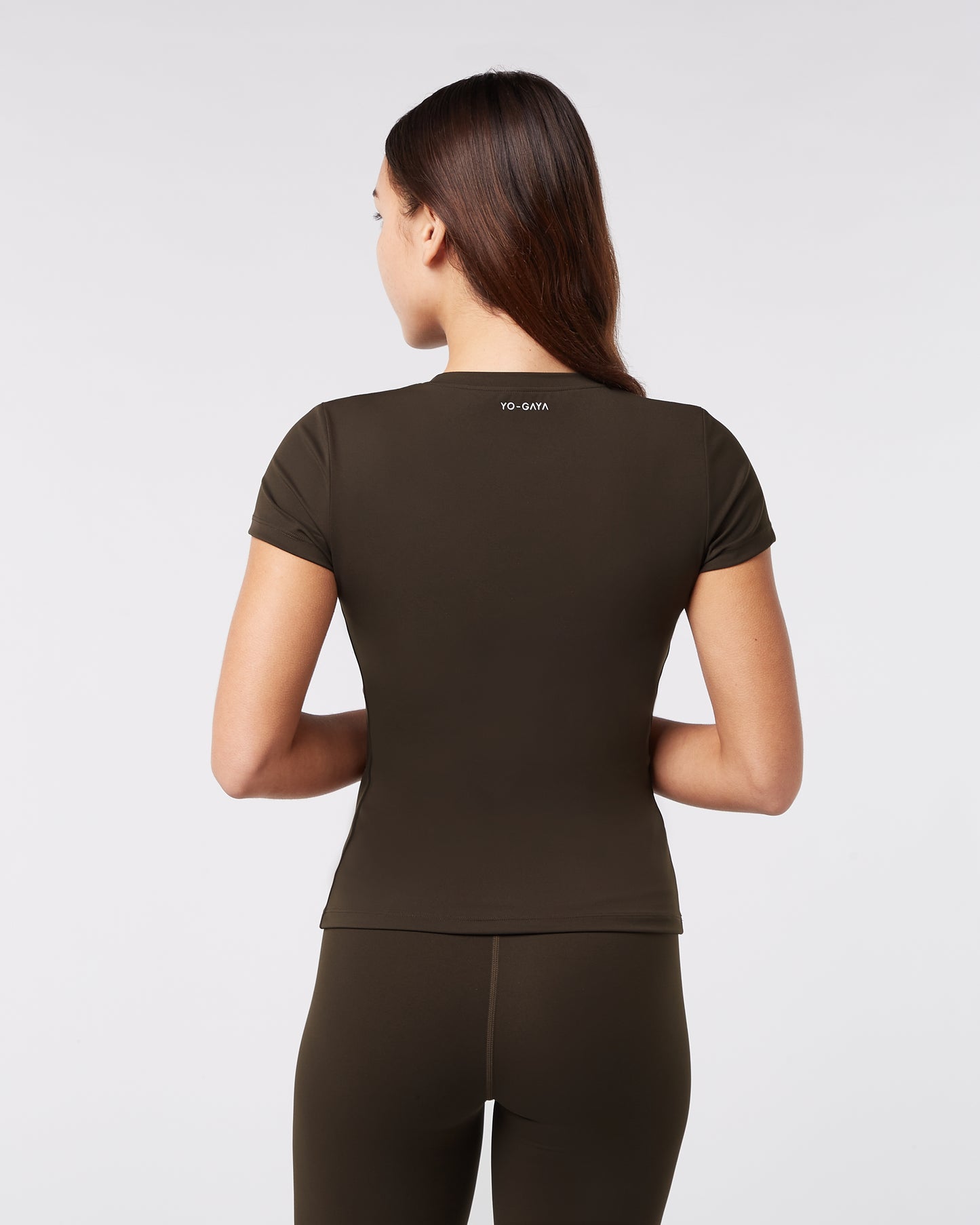 Short Sleeve Top - Coffee Bean