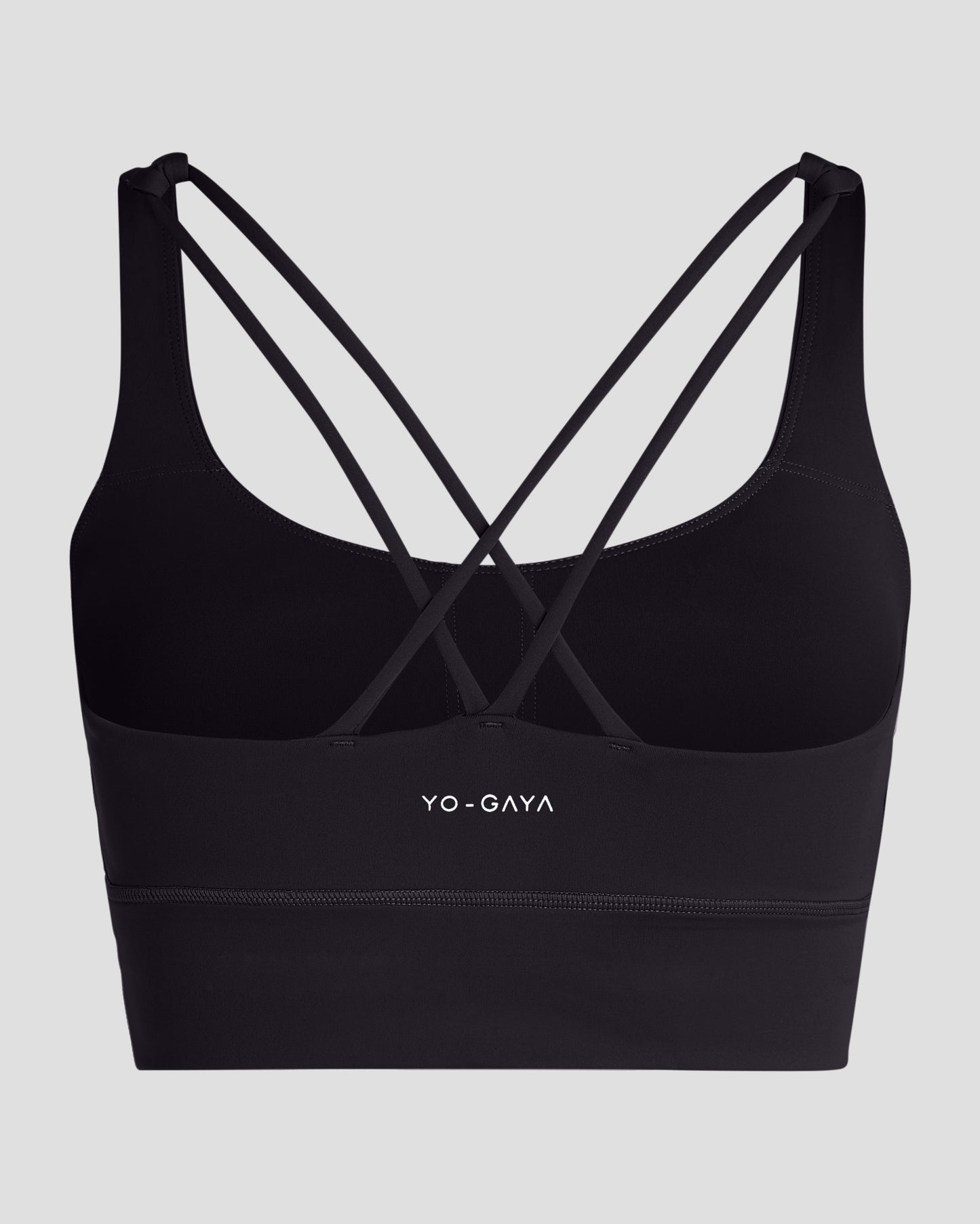 Cross Back Bra - Schwarz