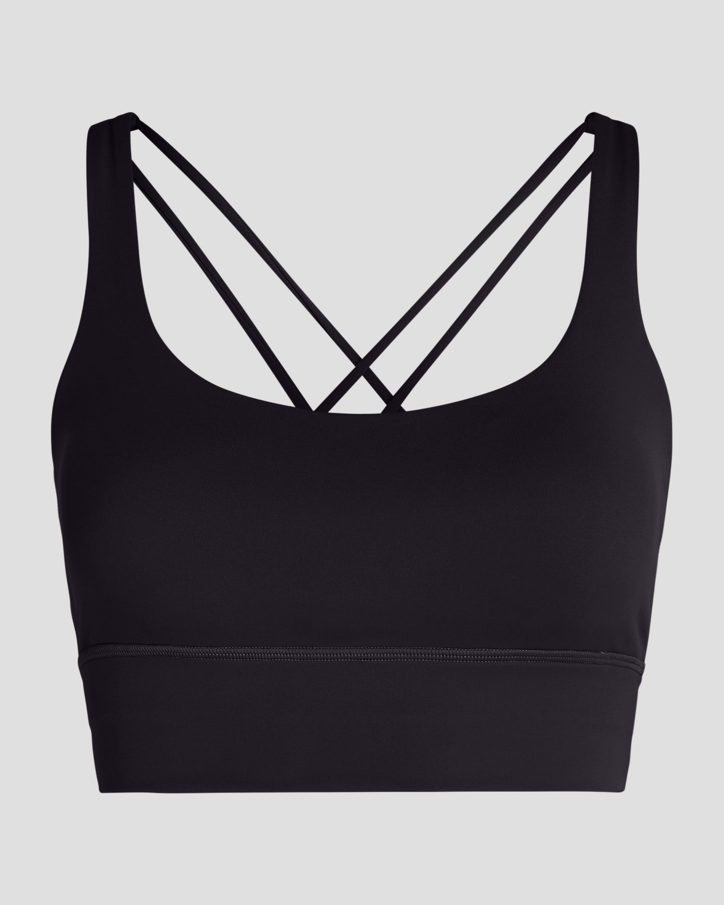 Cross Back Bra - Schwarz