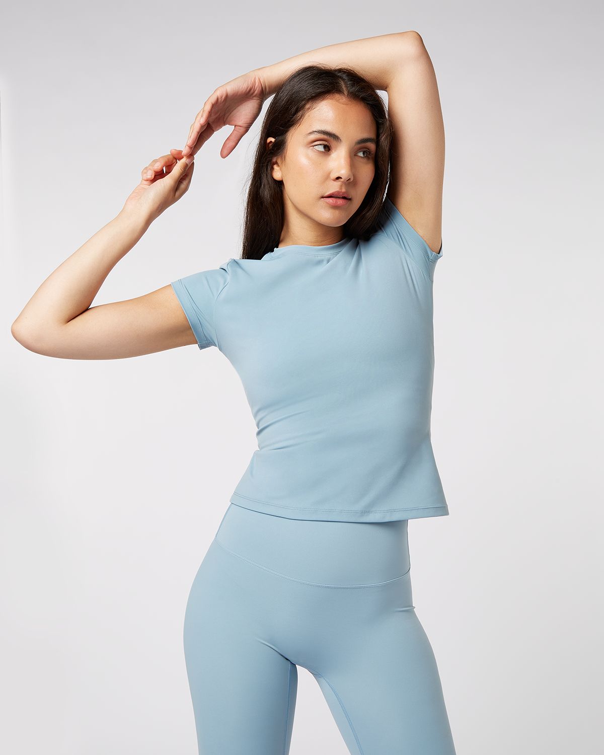 Short Sleeve Top - Sky Blue