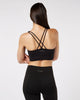 Cross Back Bra - Black