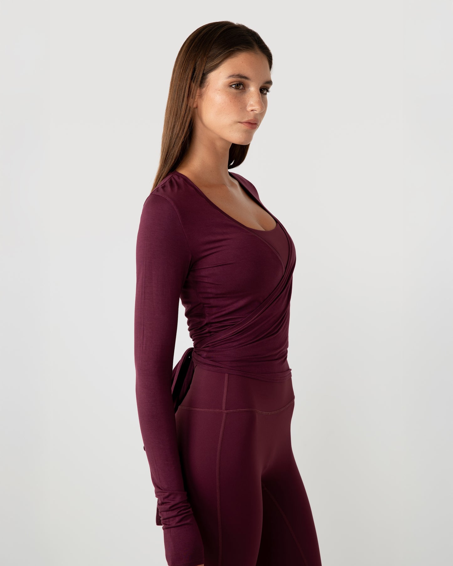 Ballet Wrap - Midnight Red